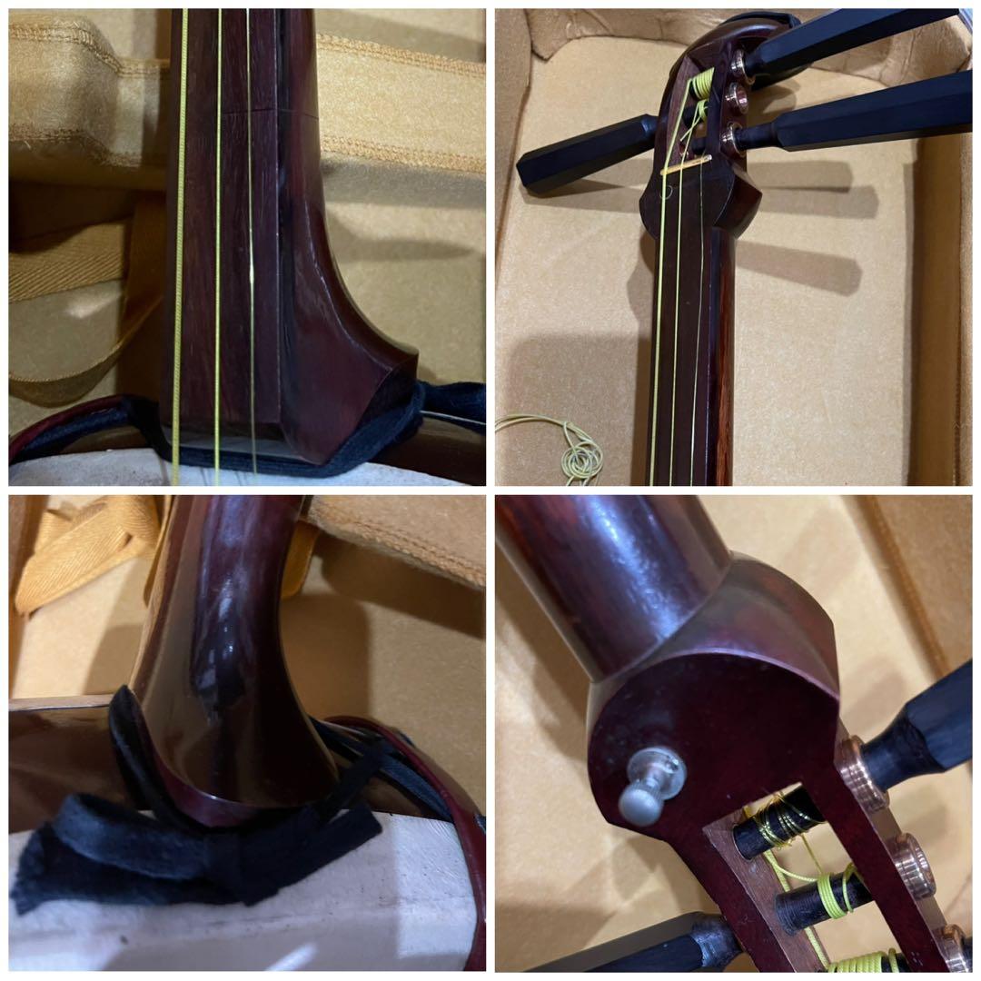 津軽三味線 高級 五錦 道男 太棹 金細 三味線 中古 民謡 和楽器の和音堂