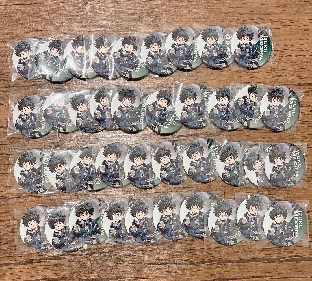 緑谷 缶バッジ まとめ売り 僕のヒーローアカデミア アニマル 缶バッジ