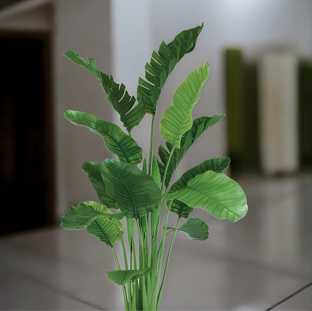 光触媒　人工観葉植物　フェイクグリーン　ストレリチアオーガスタMIX