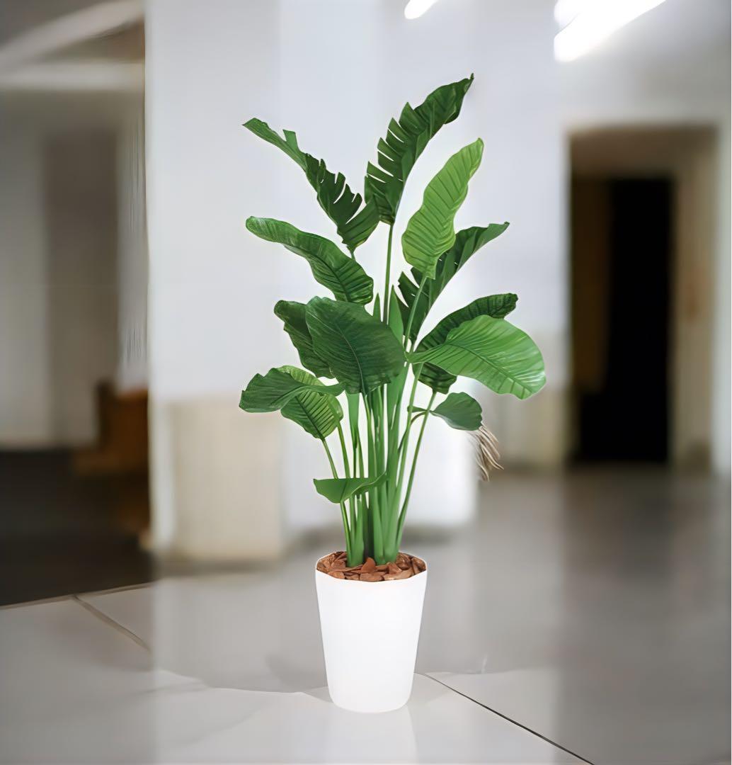 光触媒　人工観葉植物　フェイクグリーン　ストレリチアオーガスタMIX