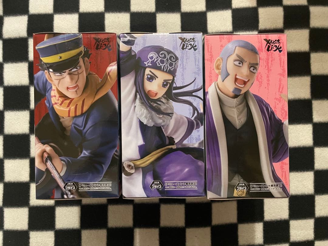 ゴールデンカムイ XrossLink フィギュア 杉元佐一 アシリパ 白石由竹