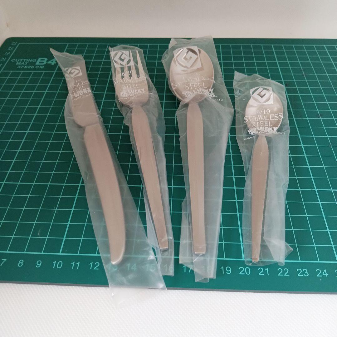 LUCKY WOOD カトラリーセット 24本（箱無し発送）