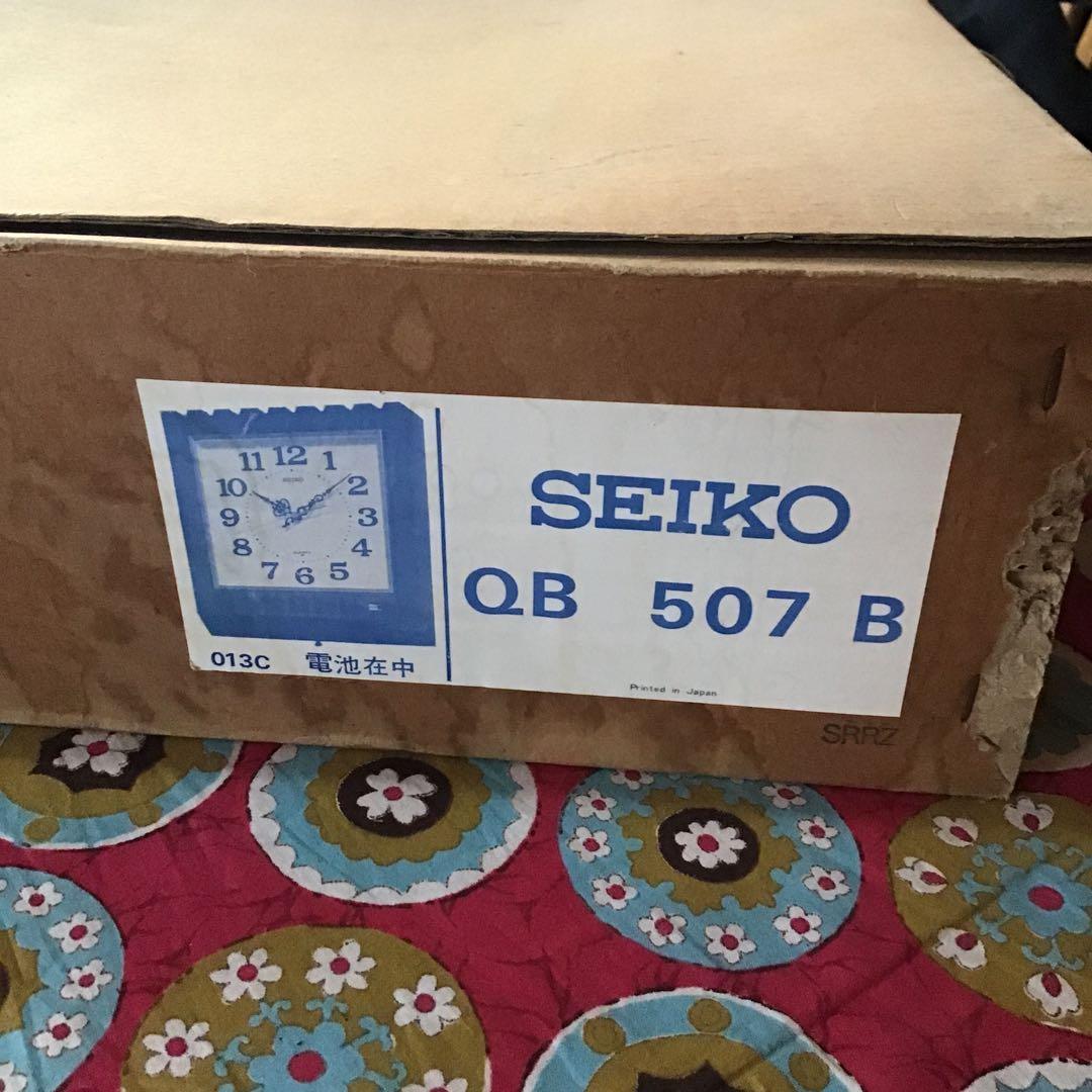 昭和レトロ　セイコー　アンティーク　掛け時計　デットストック　未開封品