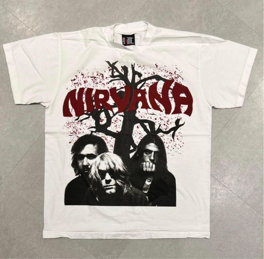 NIRVANA tシャツ ニルヴァーナ 90s giant シングル 2枚セット - メルカリ