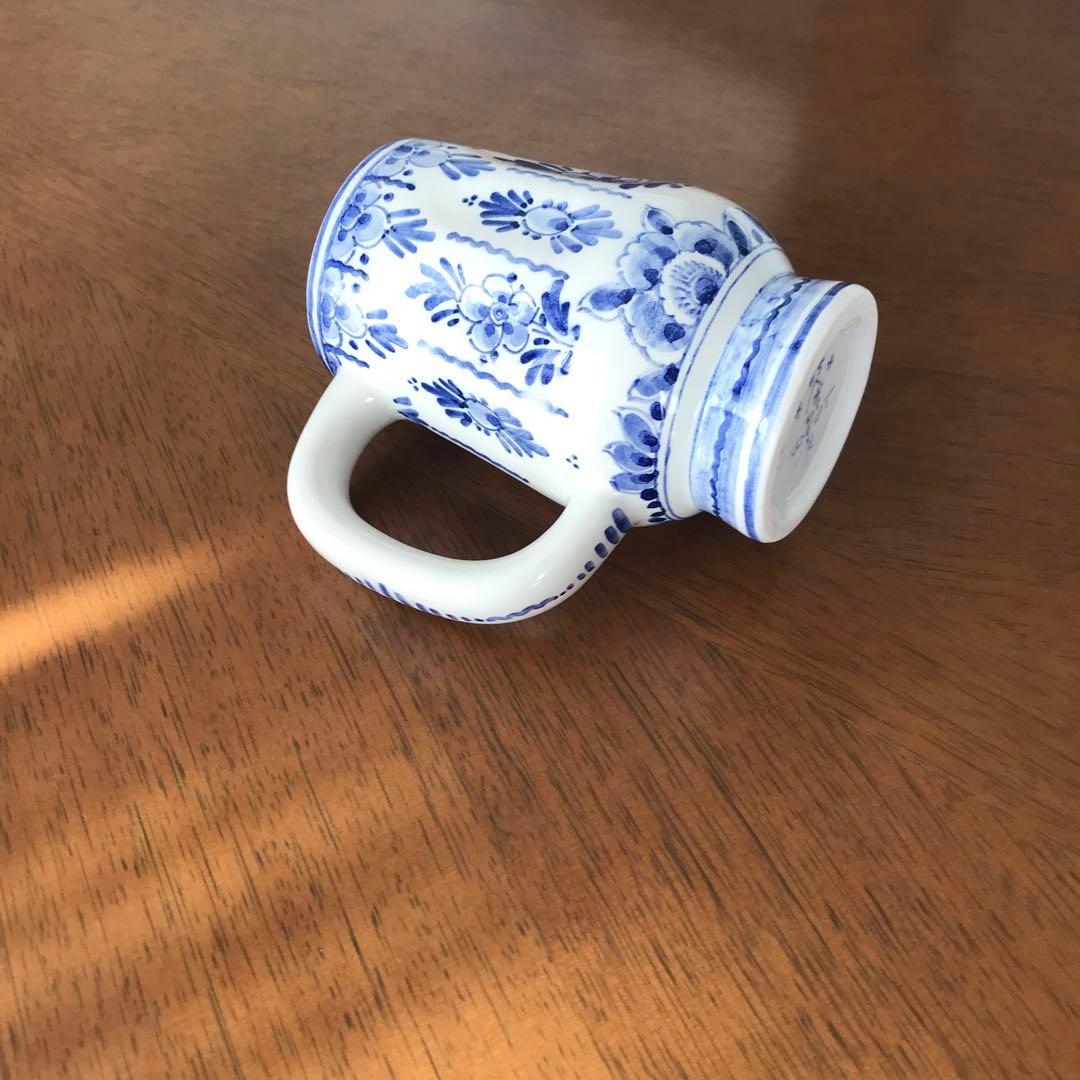 オランダデルフト焼き デルフトブルー マグカップ ビンテージ - メルカリ