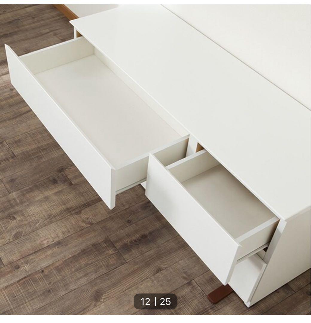 ニトリ　ホワイトキャビネット 4引き出し 収納