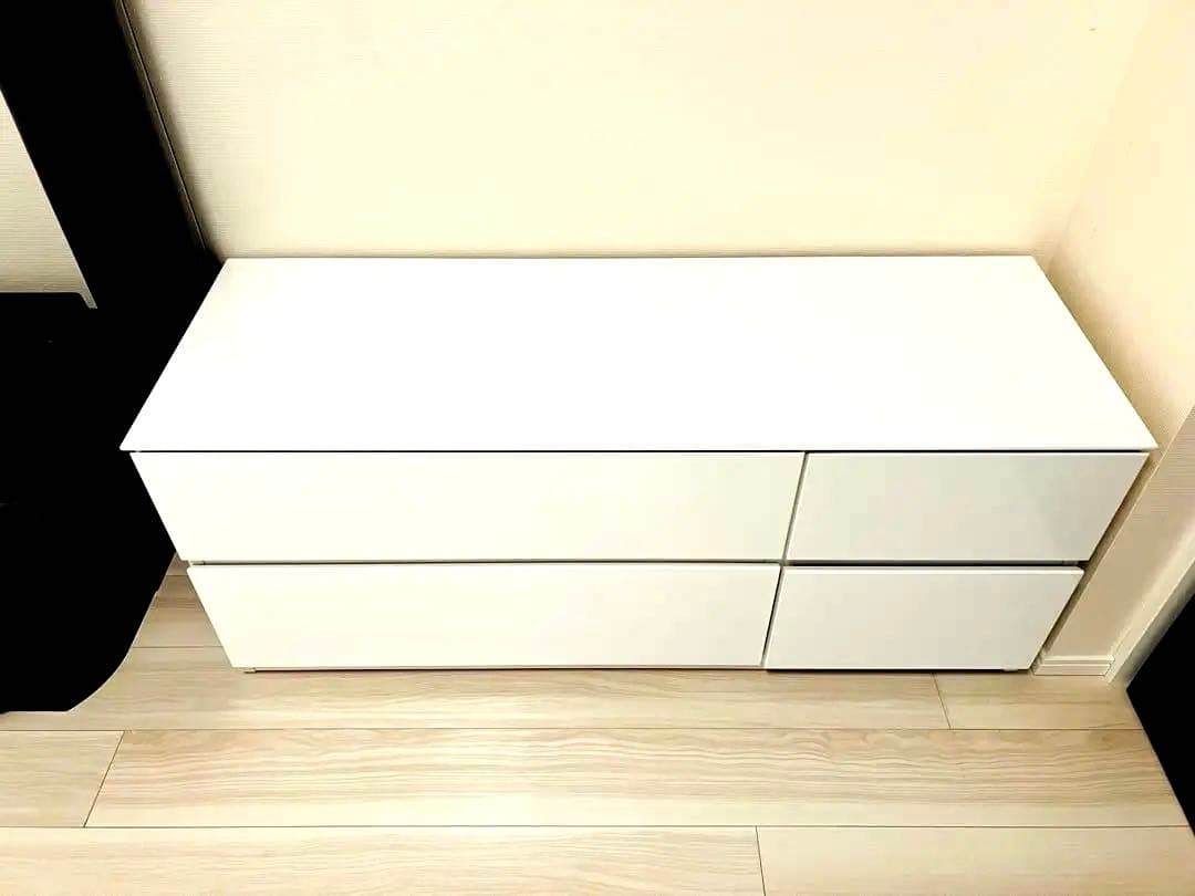 ニトリ　ホワイトキャビネット 4引き出し 収納