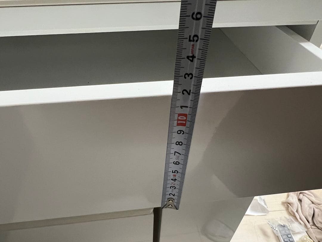 ホワイトドレッサー・鏡台(引き取りの場合は1万円)