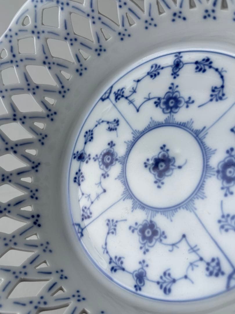 ロイヤルコペンハーゲン ボウル　ブルーフルーテッド フルレース