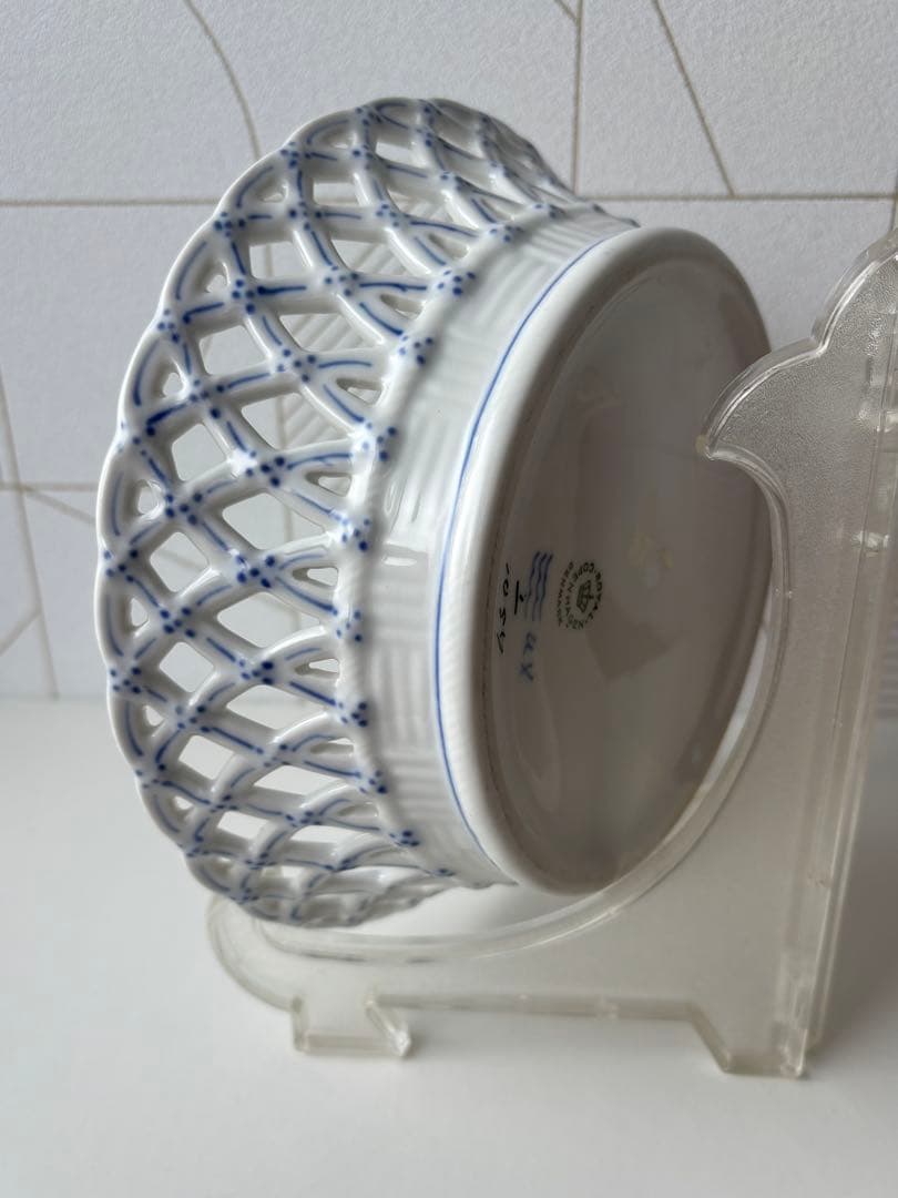 ロイヤルコペンハーゲン ボウル　ブルーフルーテッド フルレース