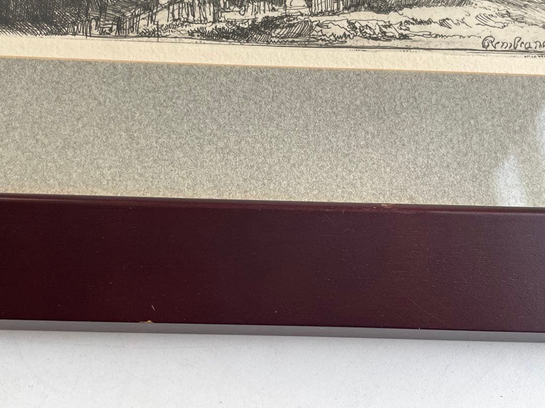 レンブラント・ファン・レイン 風車The windmill 銅版画 エッチング