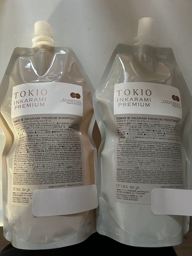 新品未開封】TOKIOプレミアム シャンプー＆トリートメント 700mlセット
