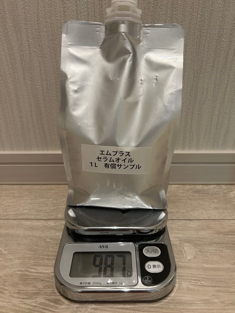 エムプラス　セラムオイル　100ml 業務用詰め替え1000ml