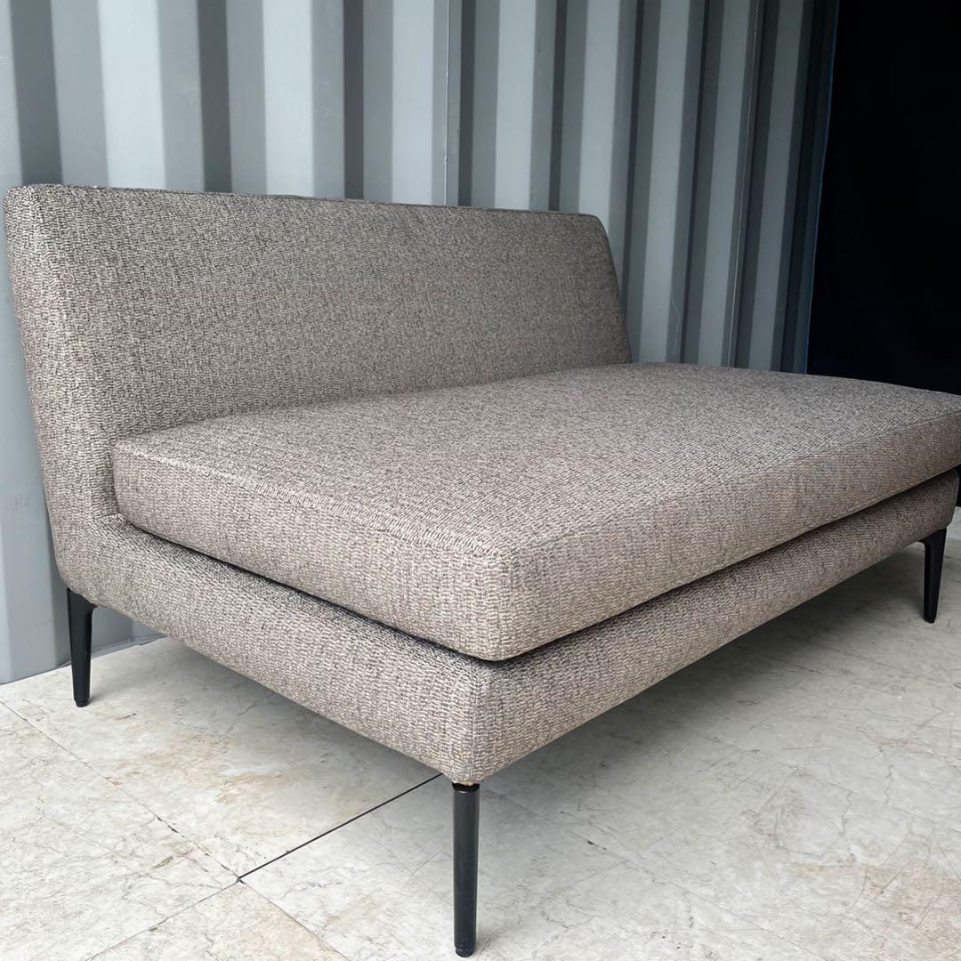 取付無料！日本フクラ ルベル 北欧モダン風2Pファブリックソファ クッション付き