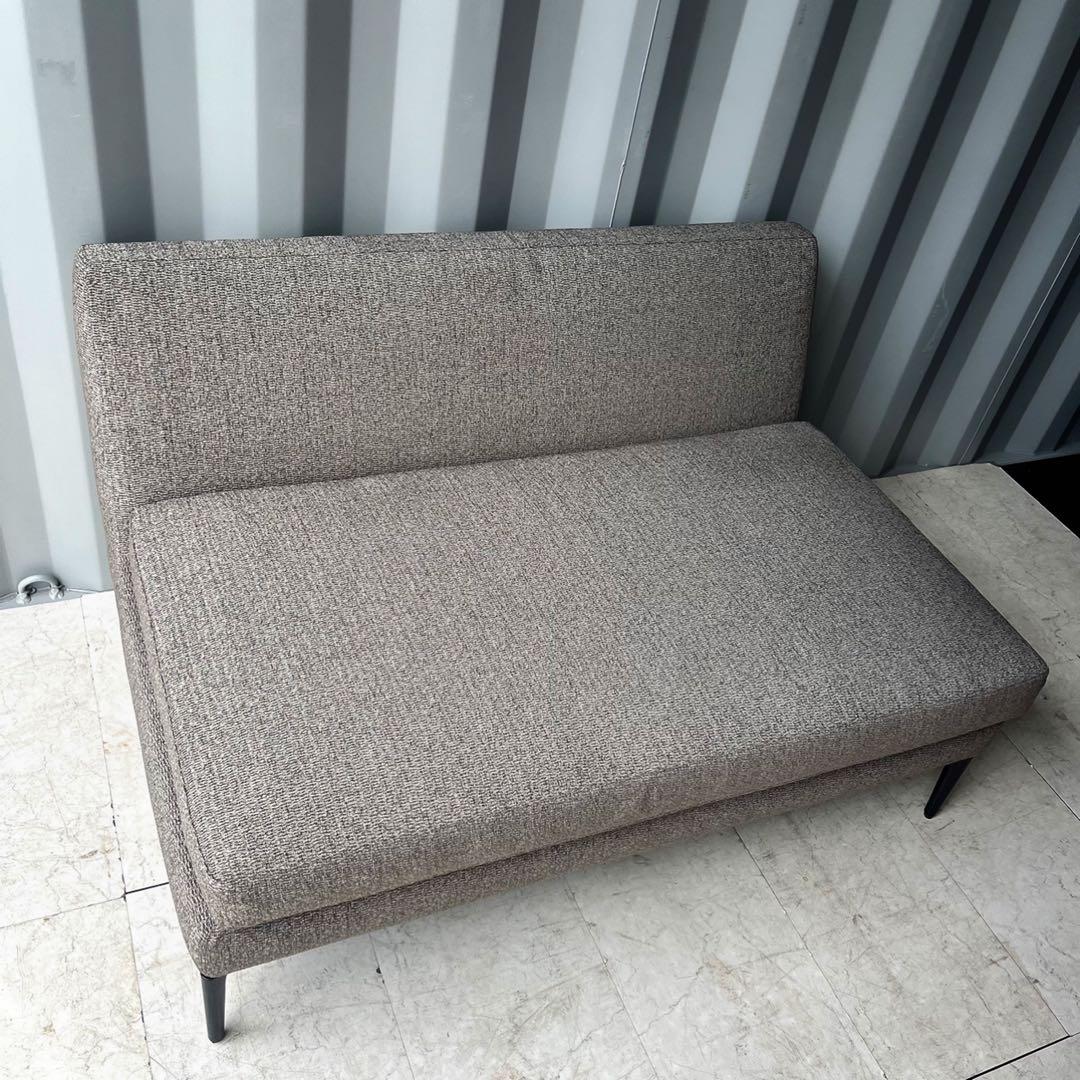 取付無料！日本フクラ ルベル 北欧モダン風2Pファブリックソファ クッション付き