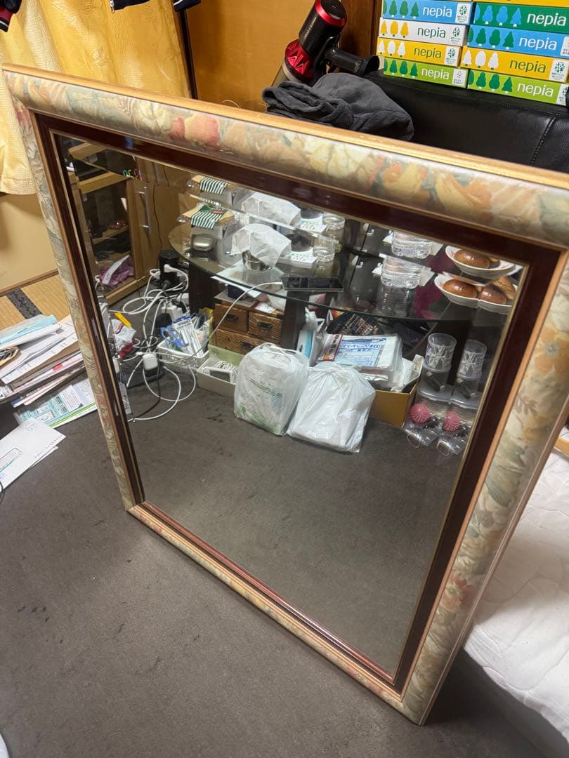 ビンテージ　　鏡　　イタリア製