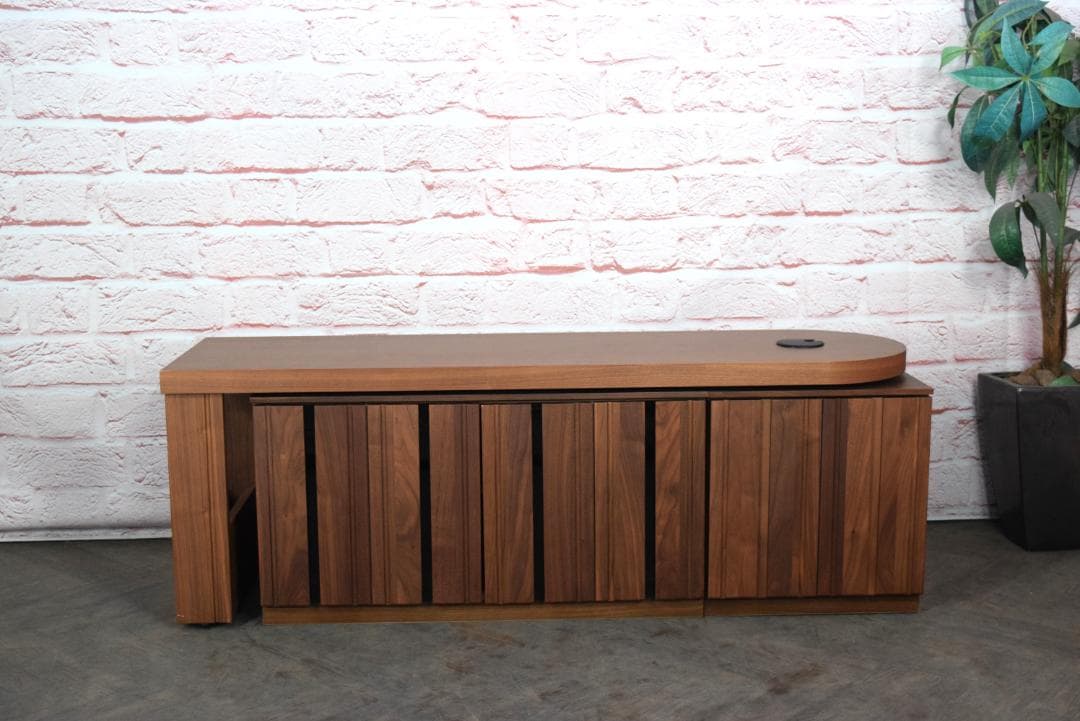 展示品 カリモク テレビボード 幅136cm QT91AH ウォールナット