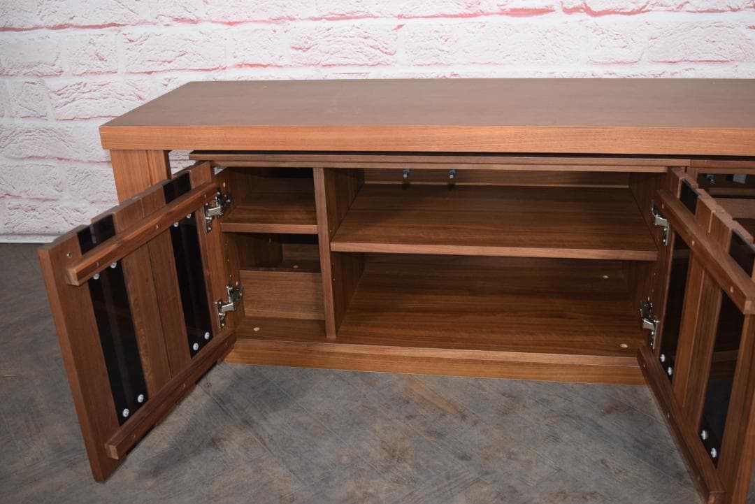 展示品 カリモク テレビボード 幅136cm QT91AH ウォールナット