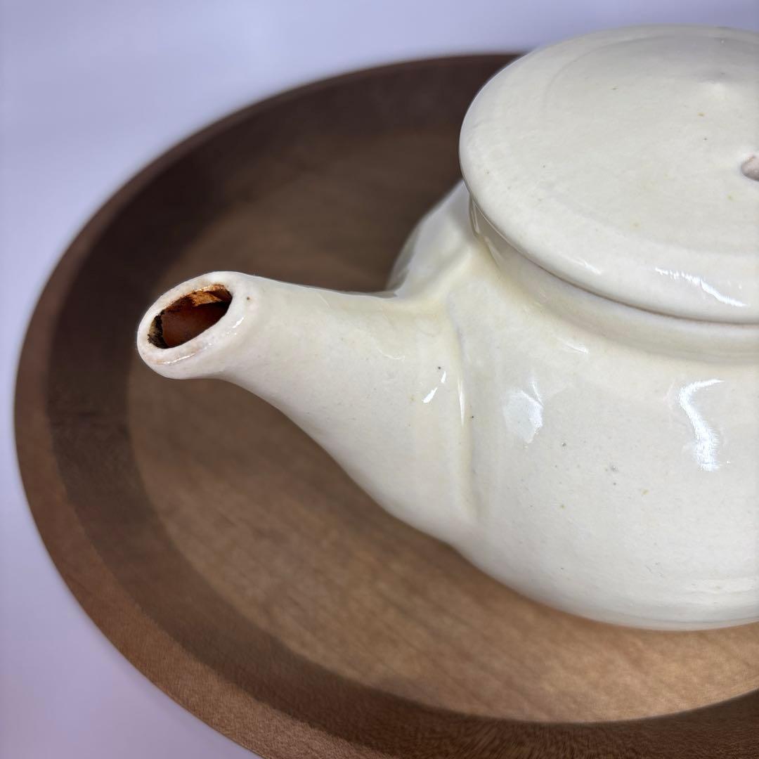 m*e様 《未使用品》【出西窯】　ティーポット　　急須／民藝／白