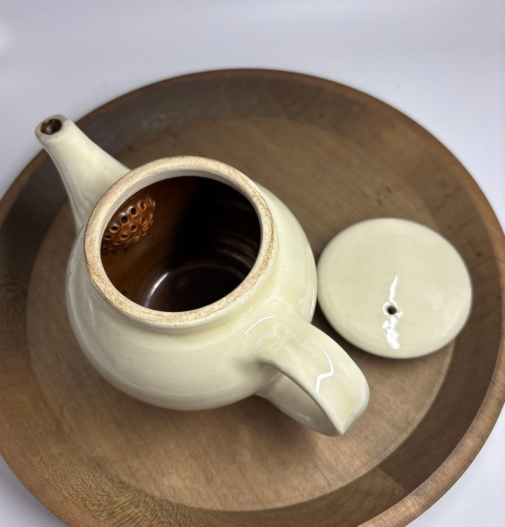 m*e様 《未使用品》【出西窯】　ティーポット　　急須／民藝／白