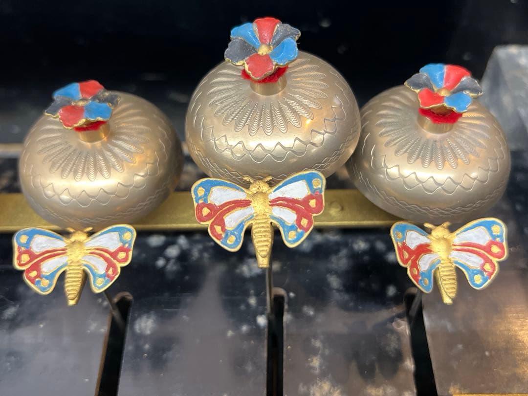 可動品約65弁ベル六個12曲極太超特大オルゴール約23kg東な7-0909⭐︎2F