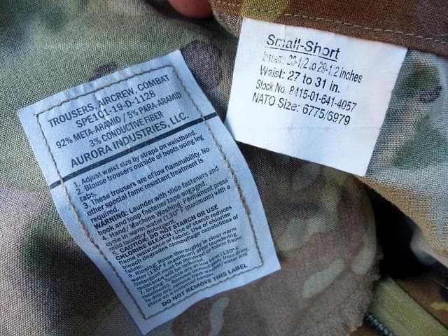 レア! 米軍 OCP エアクルートラウザー S-S ヘリクルー A2CU 606 - メルカリ