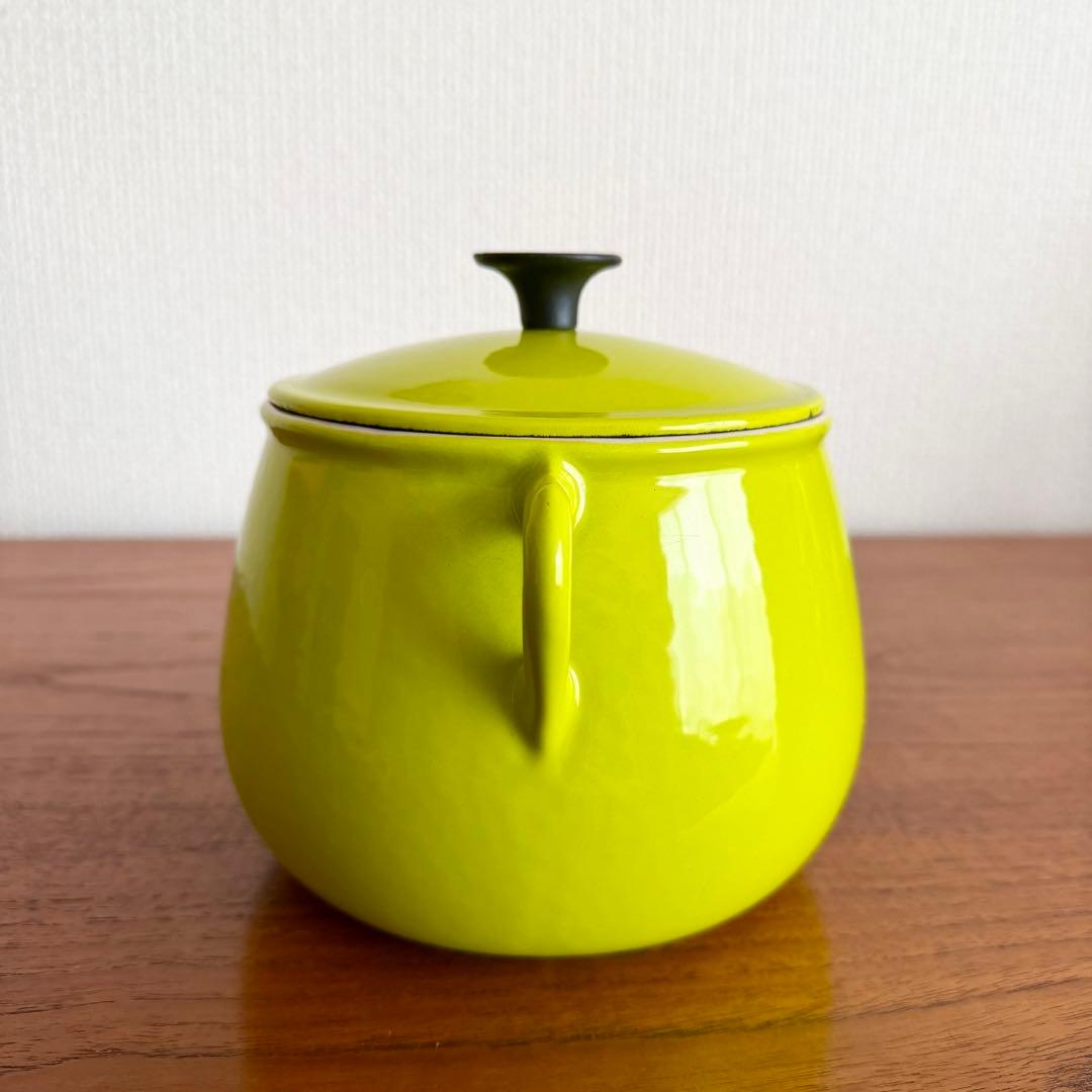 ルクルーゼ　ヴィンテージ　ビーンズポット　レア　小鍋　アンティーク