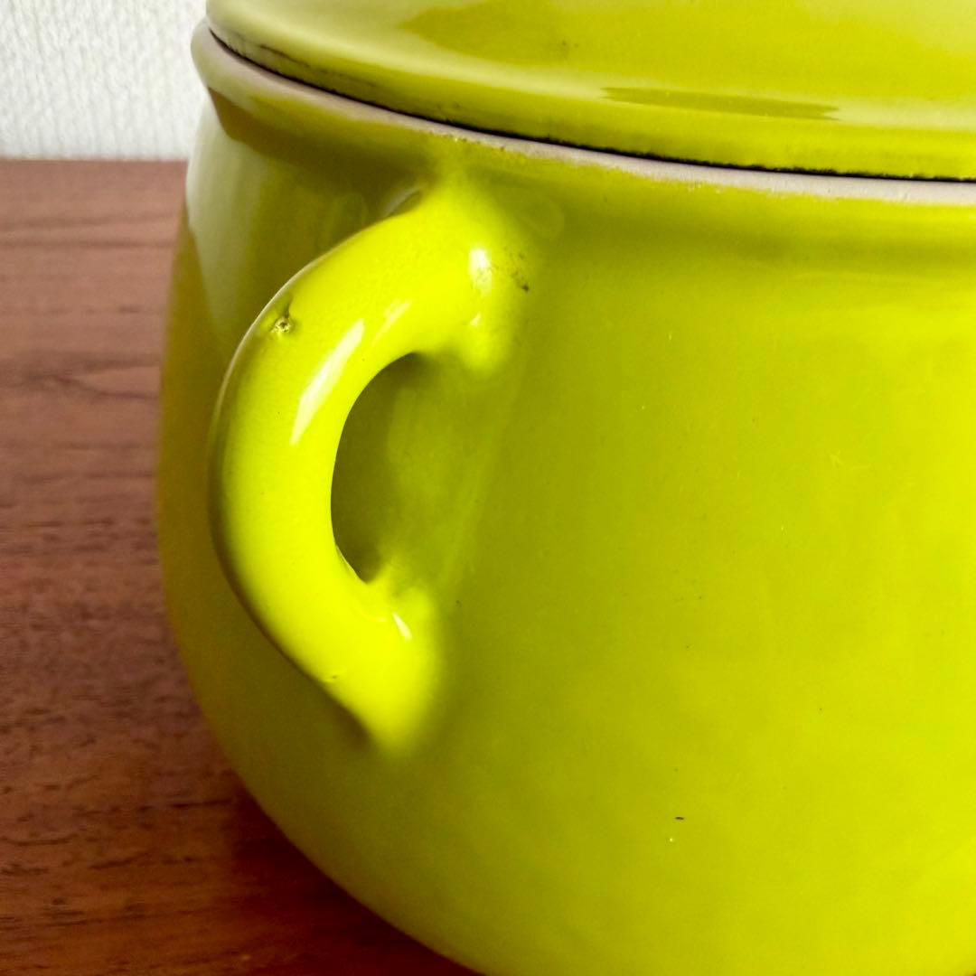 ルクルーゼ　ヴィンテージ　ビーンズポット　レア　小鍋　アンティーク