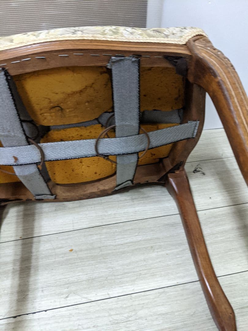 アンティーク スツール ネコ脚 オットマン クラシック ロココ エレガント