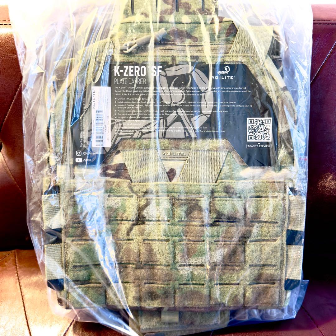 実物新品】AGILITE K-ZERO SF マルチカム 薄型プレートキャリア - メルカリ