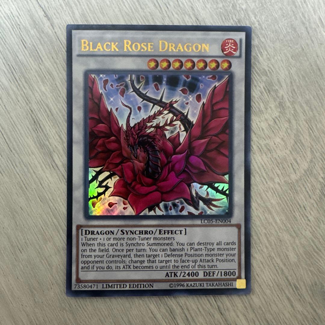 特価】遊戯王 英語版 LC05版 ブラックローズドラゴン ウルトラレア