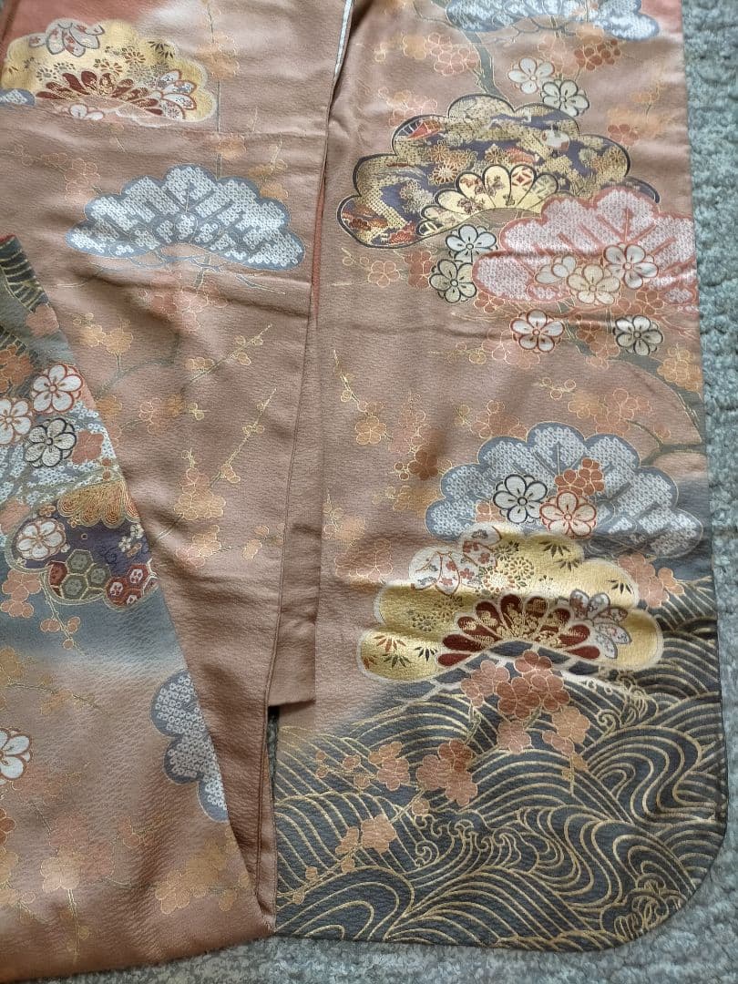 振袖 黒帯セット 成人式 着物 高級感