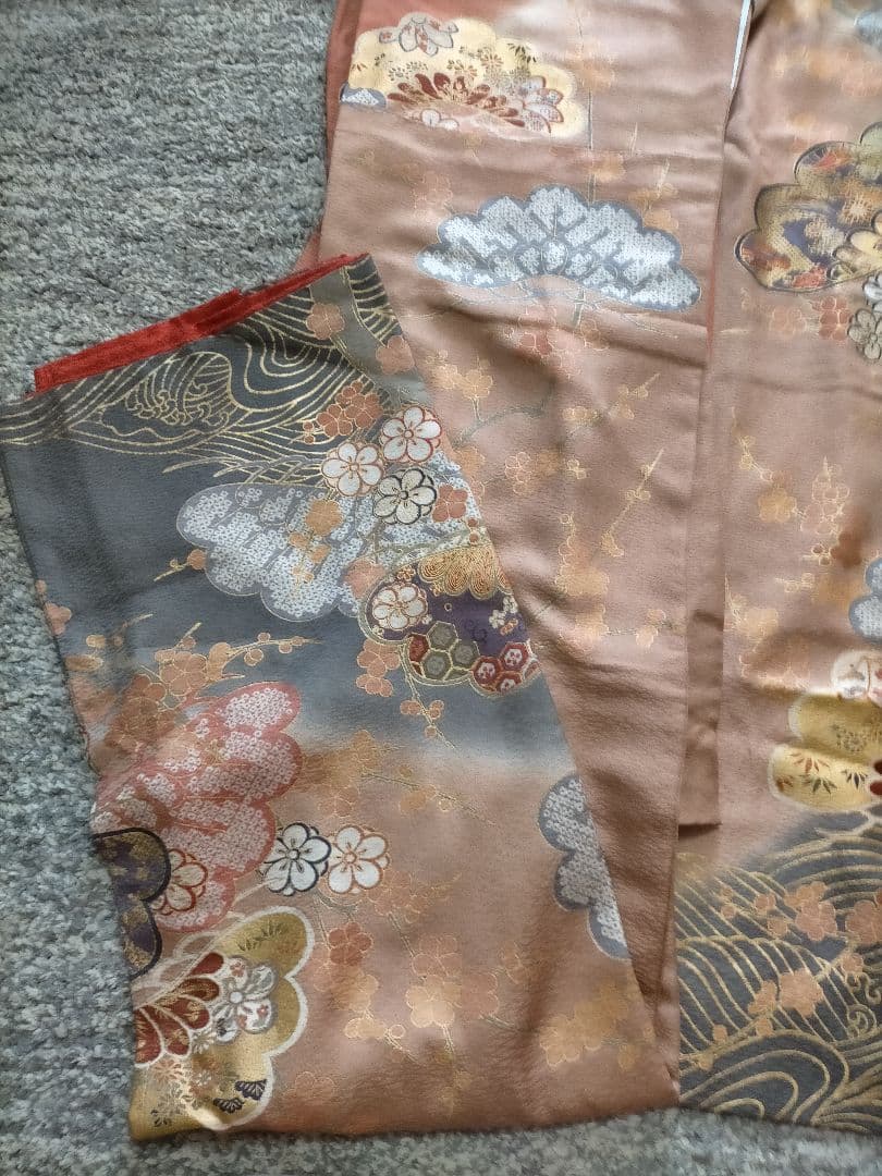 振袖 黒帯セット 成人式 着物 高級感