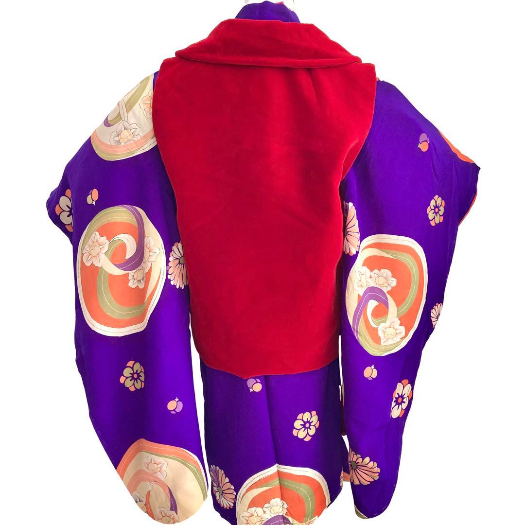 アンティーク3歳 女の子 子供着物 七五三 アンティーク着物 NO5