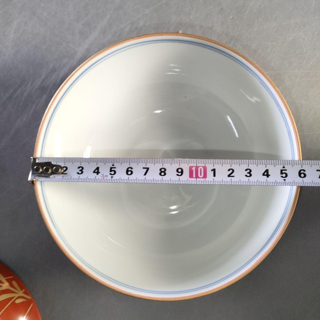 A1277-10/幸兵衛窯/加藤卓男/金欄手蓋向付5客/蓋茶碗/茶道具/懐石道具