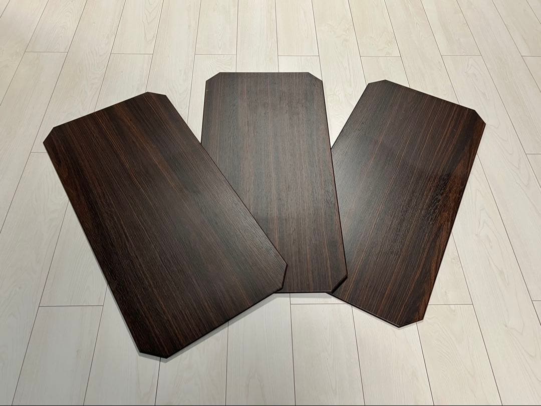 【美品】ルミナス ノワール 5段 スチールラック & ウッドシート