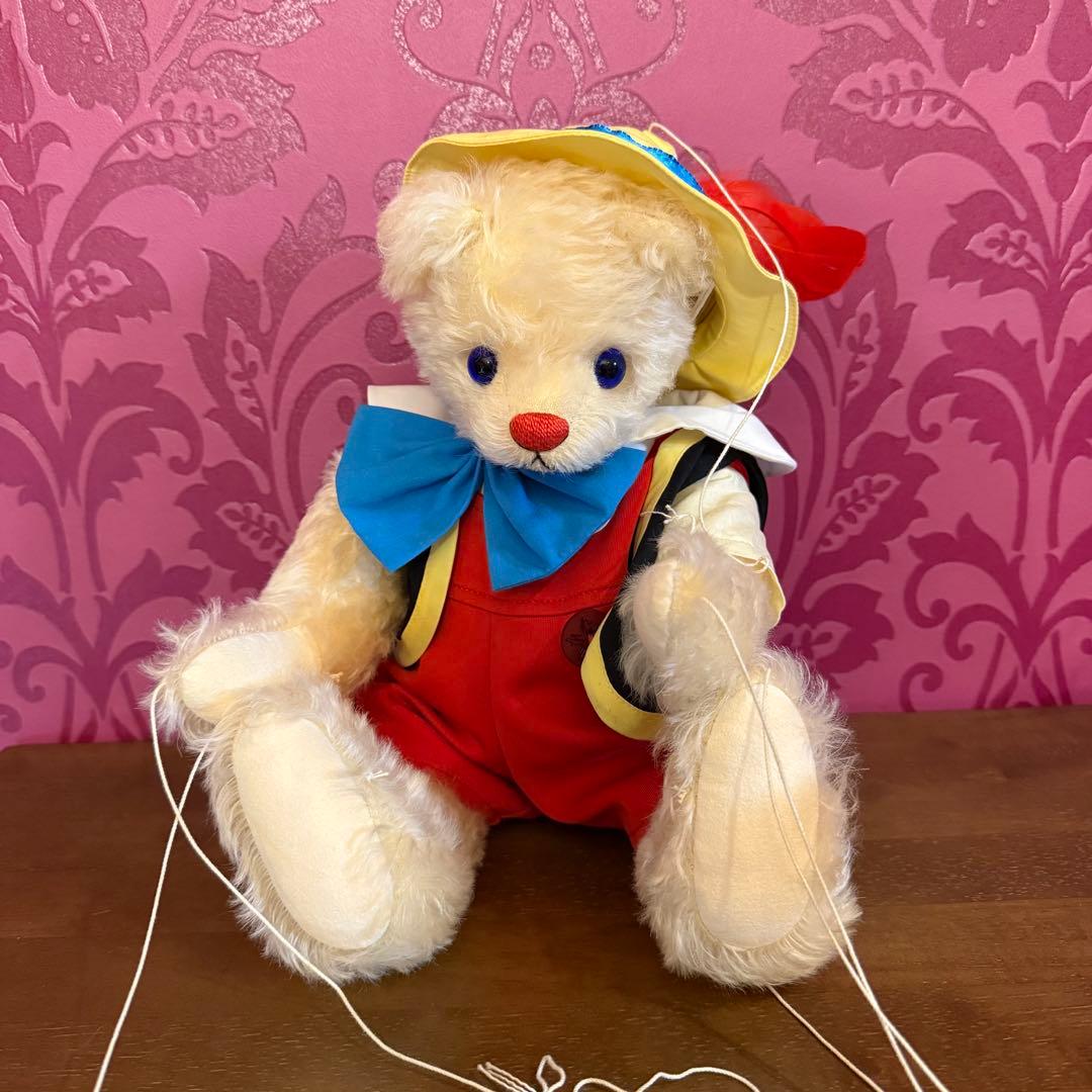 ピノキオ風　テディベア　操り人形　37cm