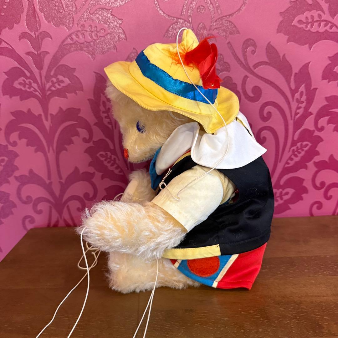 ピノキオ風　テディベア　操り人形　37cm