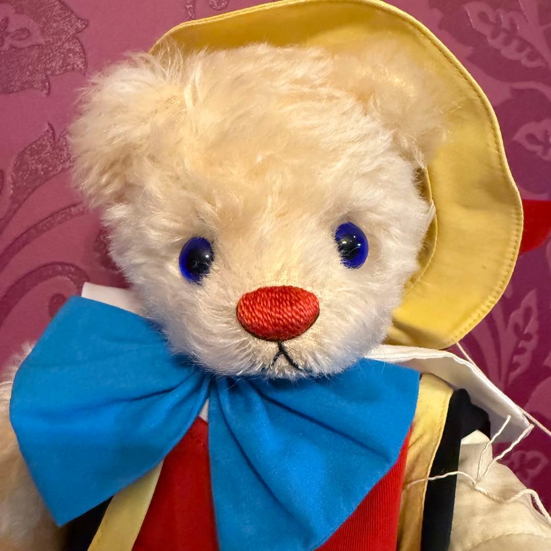 ピノキオ風　テディベア　操り人形　37cm