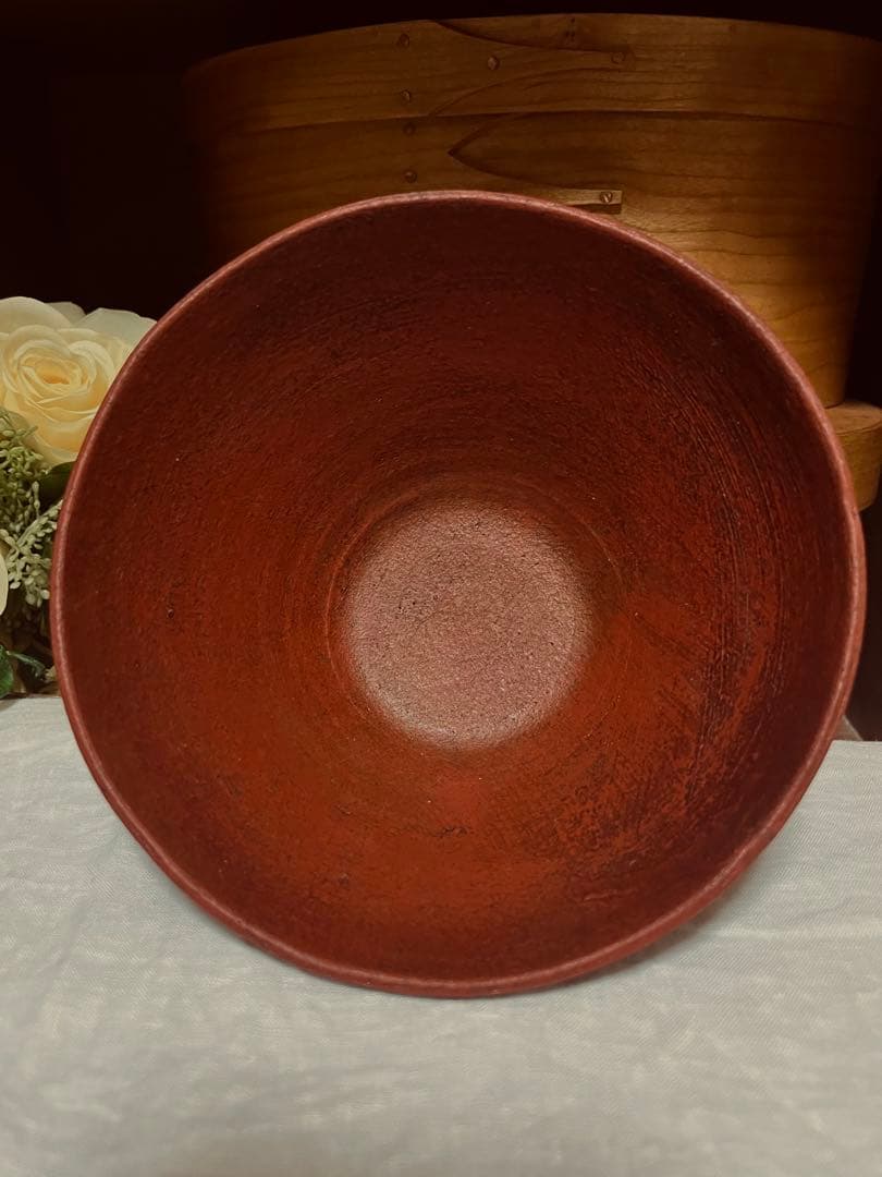 西川聡 赤い器 漆塗り ボウル 鉢 - メルカリ