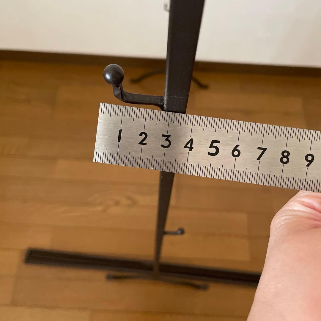 アイアン スチール ハンガーラック 3段