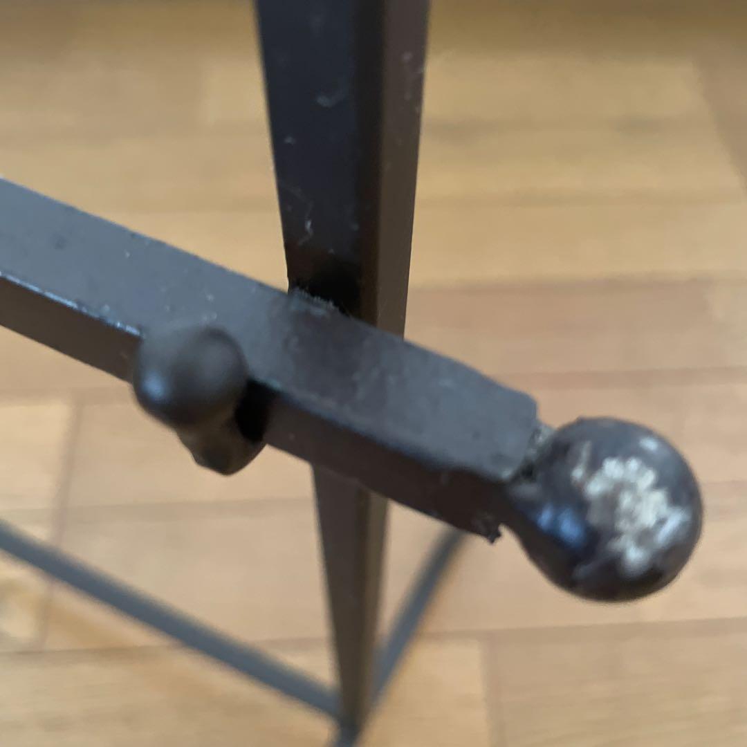 アイアン スチール ハンガーラック 3段