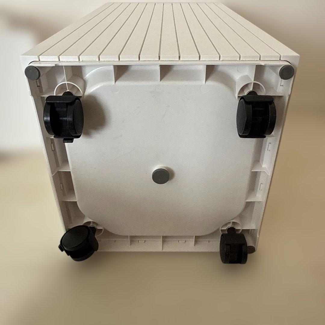 ZitA SQUARE ホワイト 自動ゴミ箱 キャスター&消臭剤付 限定仕様