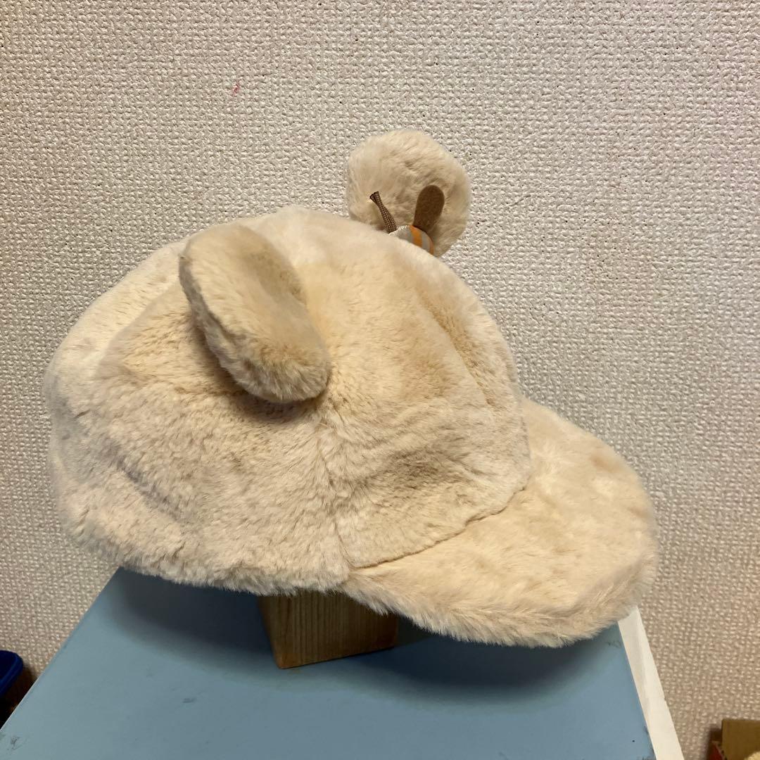 東京ディズニーリゾート製 くまのプーさんぬいぐるみファーキャップ