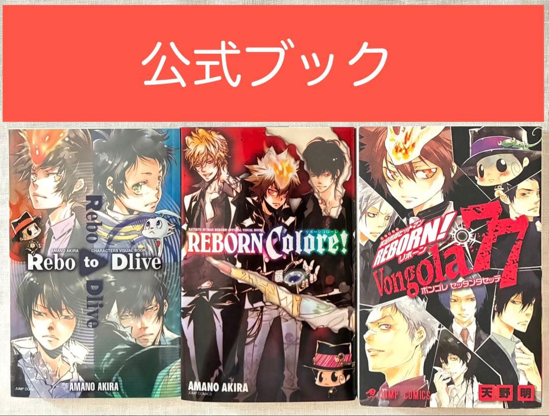 家庭教師ヒットマンREBORN! ファン必見 公式ブック 3冊セット 天野明