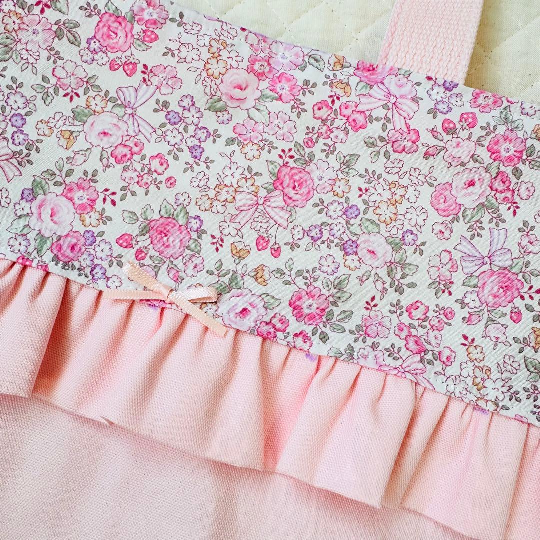 y⭐︎さま専用　レッスンバッグ　花柄　ピンク　女の子