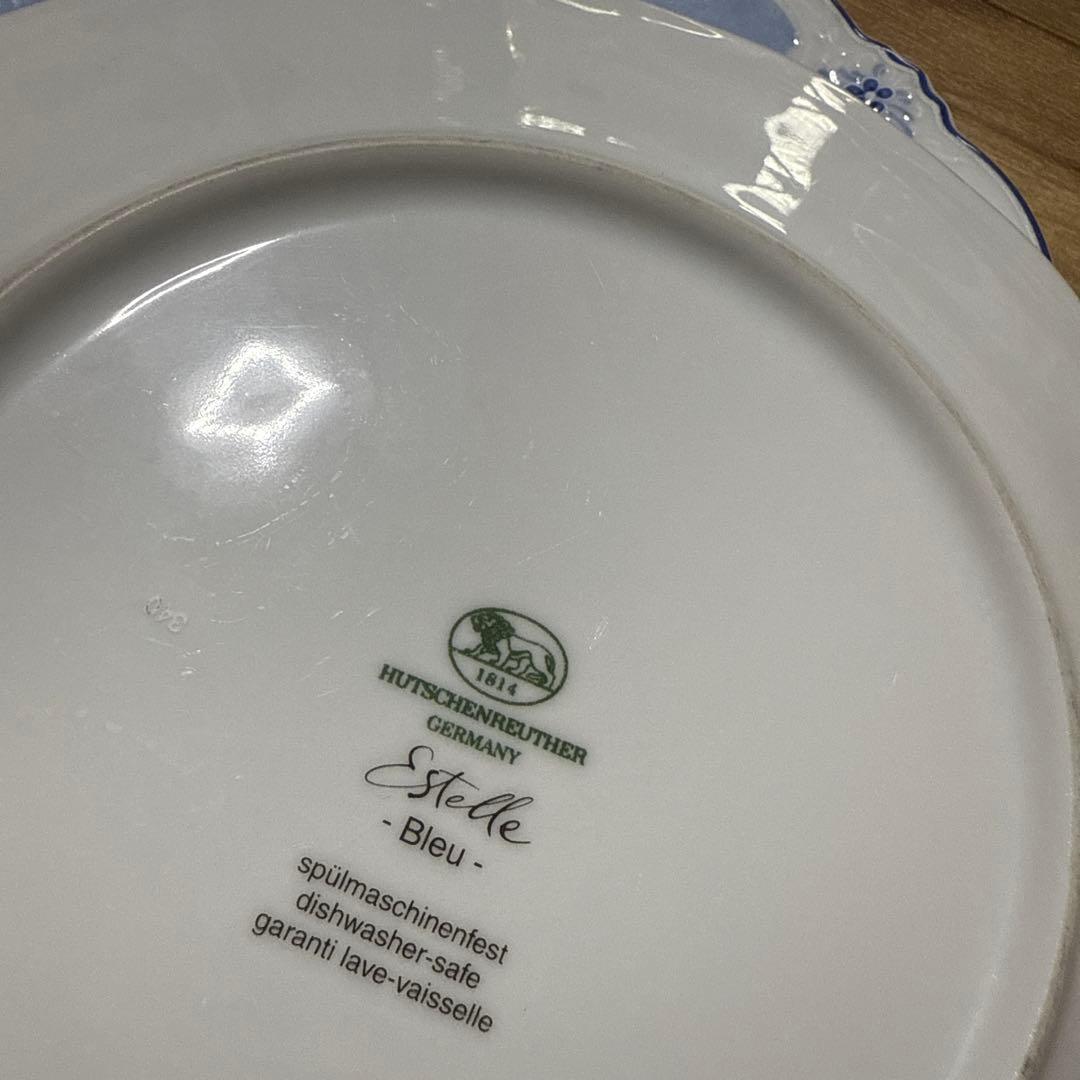 フッチェンロイター 青色花模様の食器セット