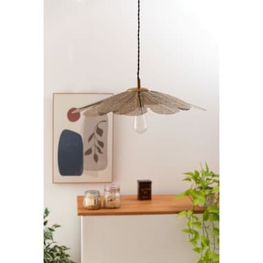 【メーカー直送】東谷LHT-762GD　葉型ダークグレー ペンダントライト