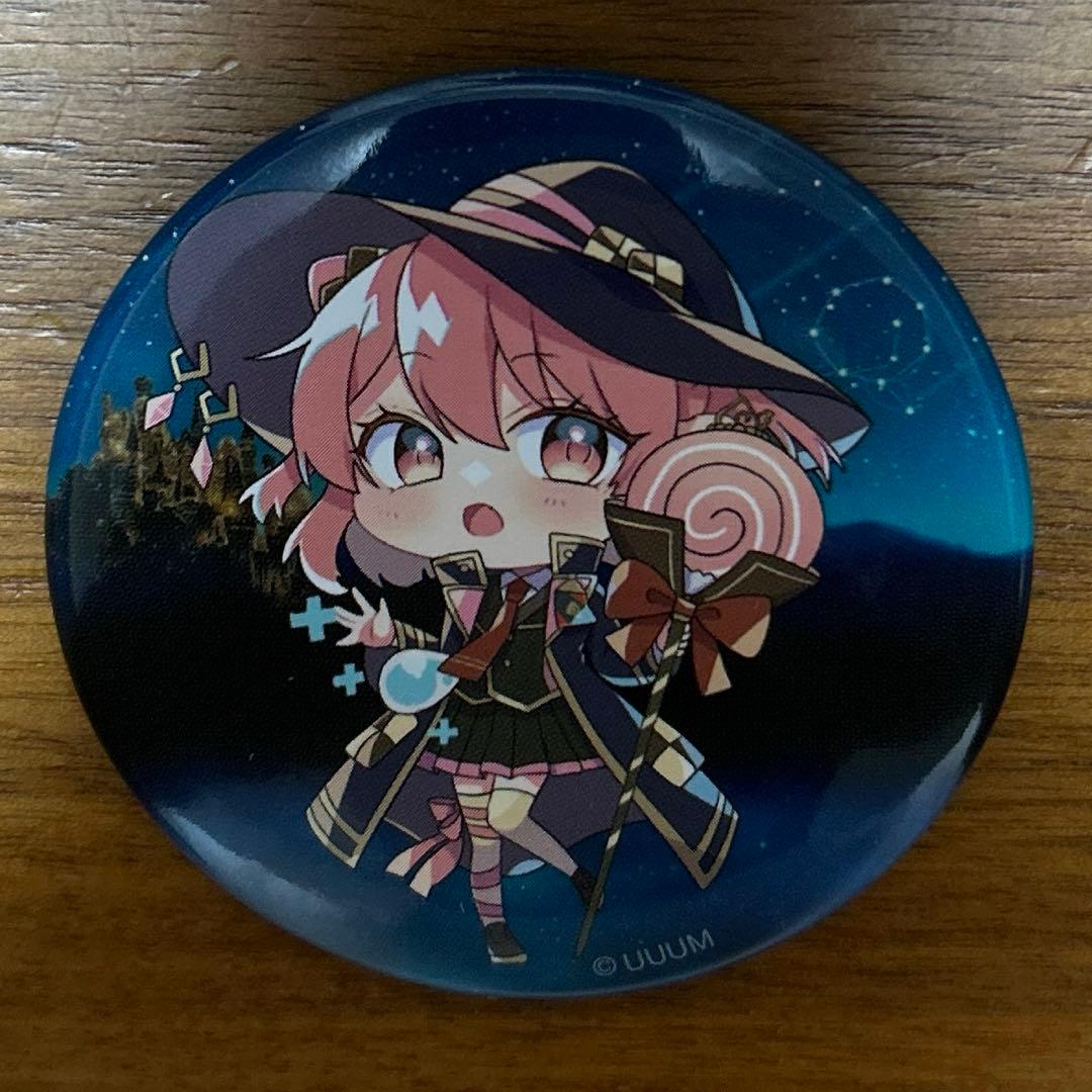 のあ 】からぴち魔法学園 ミニキャラ 缶バッジ カラフルピーチ から