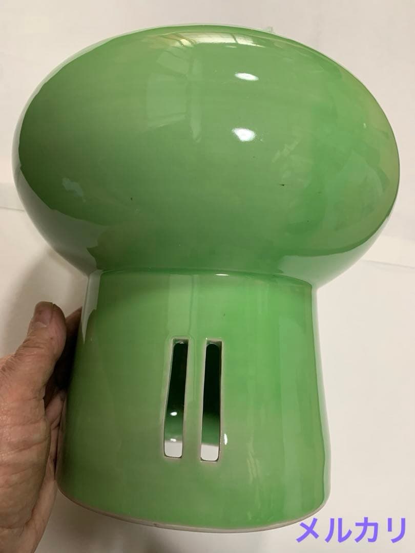 茶道具　平安春峰　火鉢　灰炉　こけし型